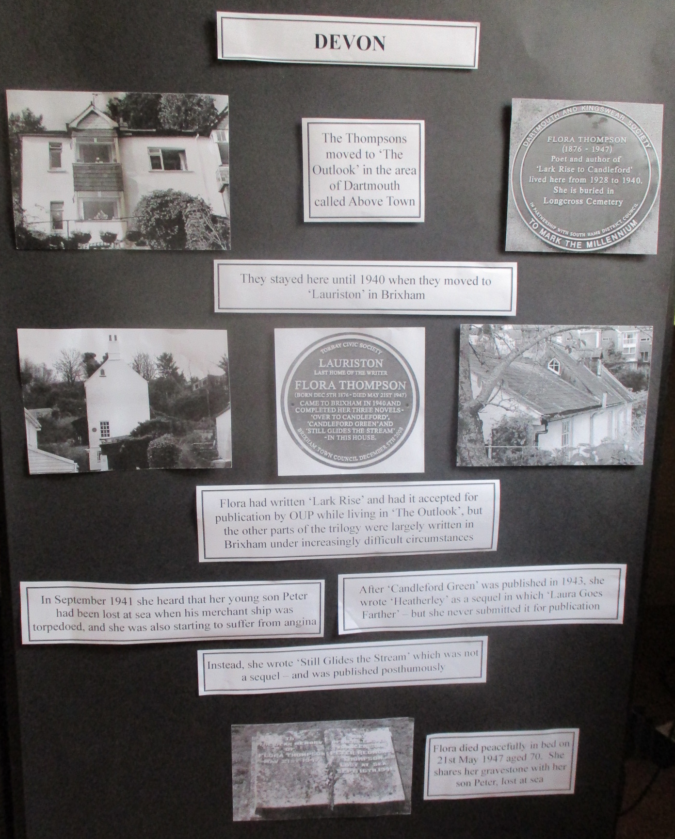 Flora Thompson's 150 anniversary
