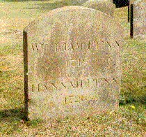 William Penn's grave, 
Jordans Meeting House (22K)